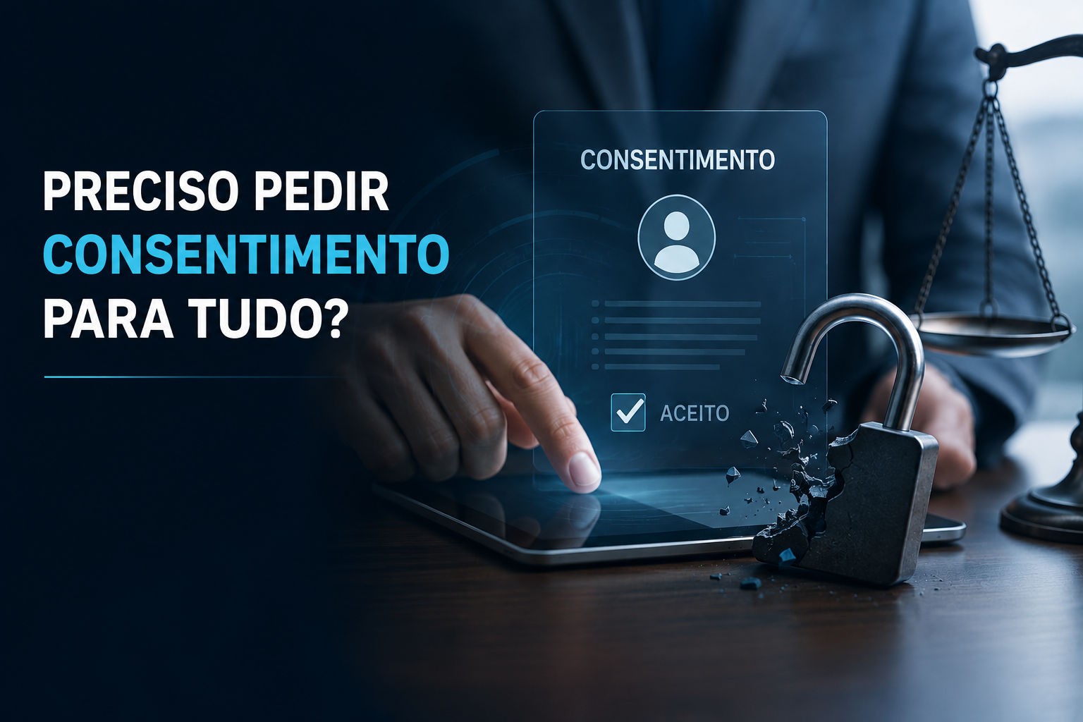 Preciso pedir consentimento para tudo?